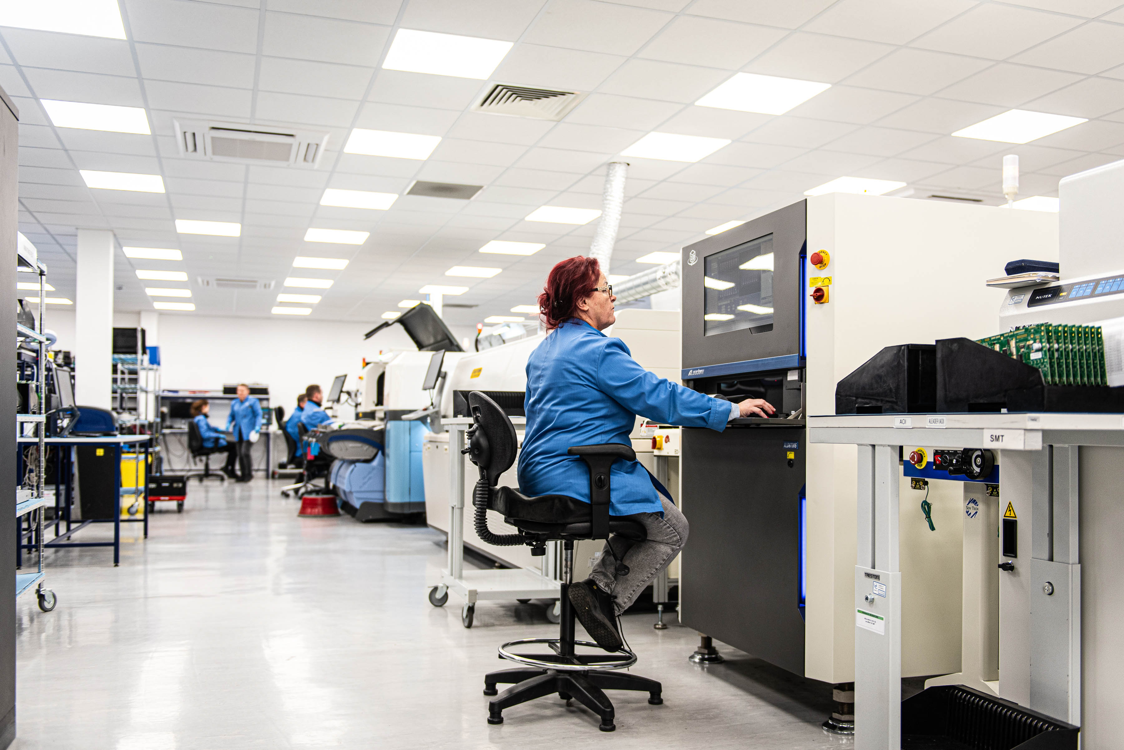 View of inside C4 SMT lines