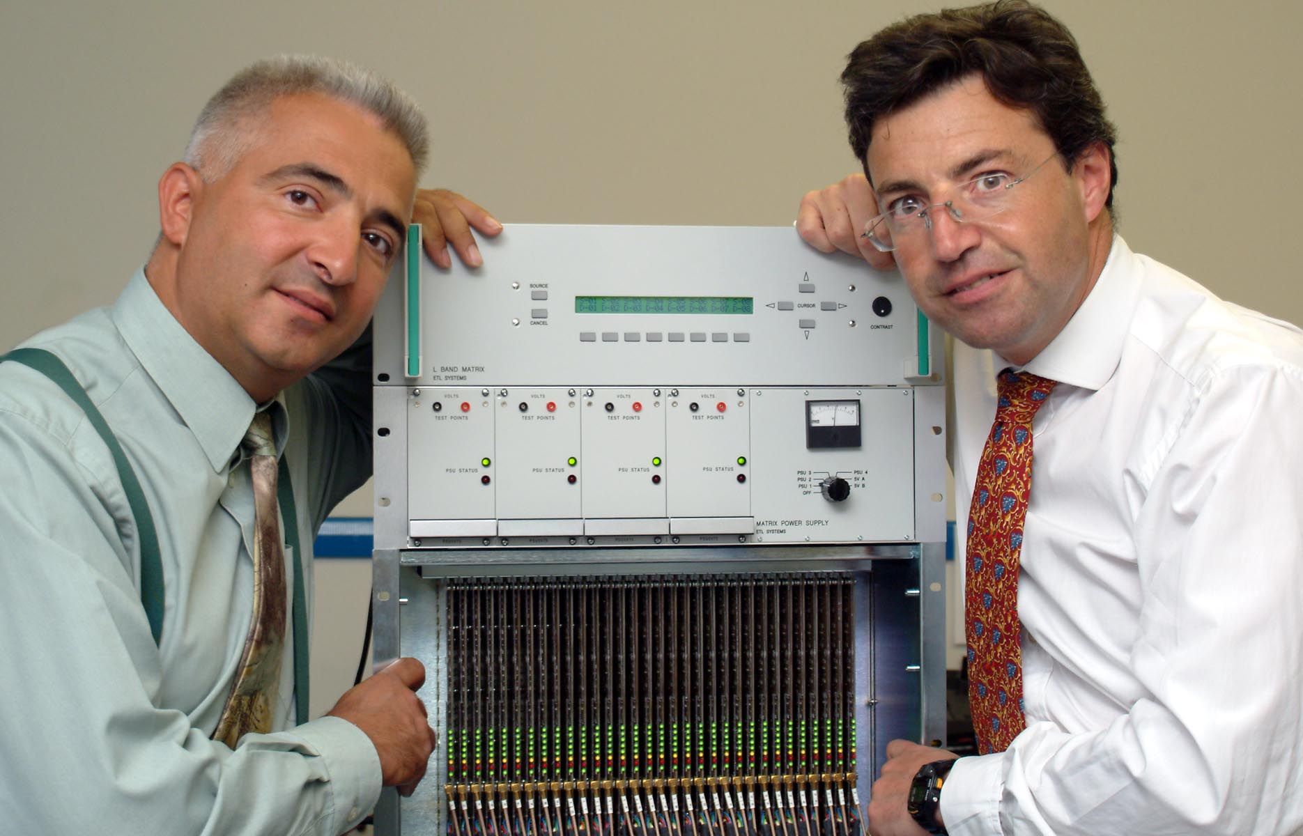 Ian Hilditch and Dr Esen Bayar, ETL co-founders, in 2003