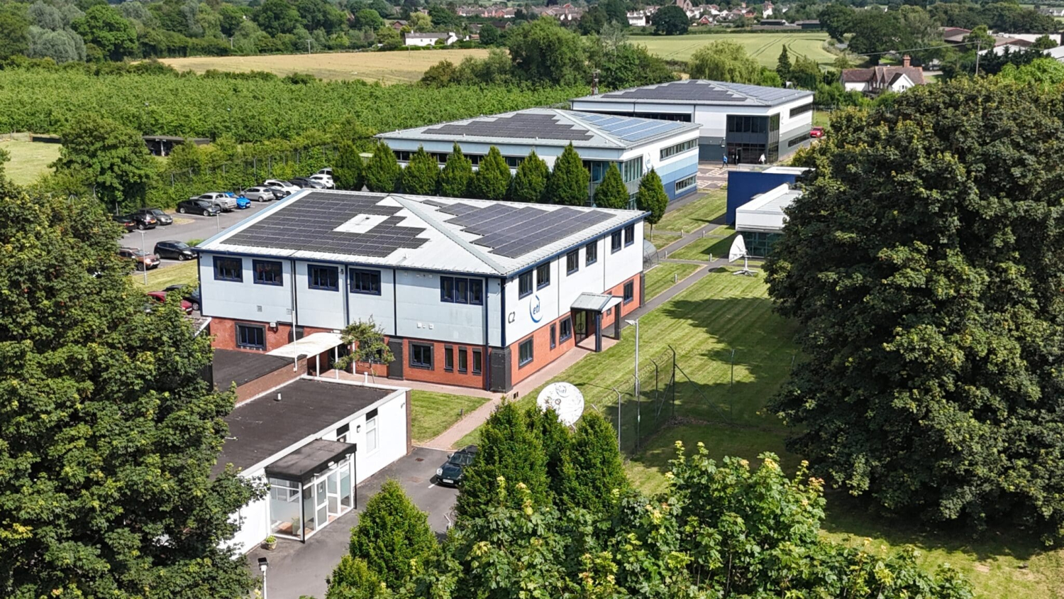ETL Systems Hereford campus viewed from above